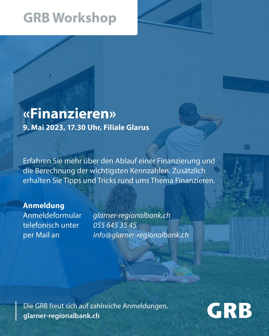 Flyer Workshop "Finanzieren"