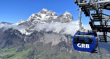 GRB Gondel während der Fahrt