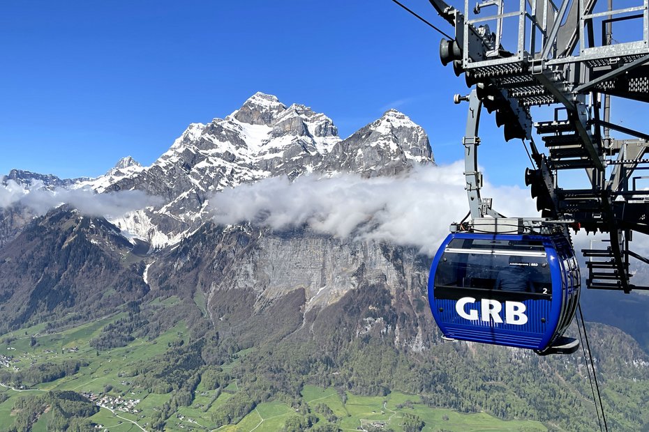 GRB Gondel während der Fahrt