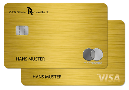 Visuals Kreditkarten Gold